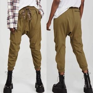 NWT R13 Harem Sweatpants in Olive Size S